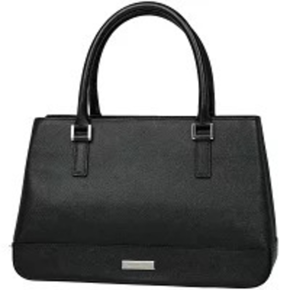 Burberry handbag tote bag leather black